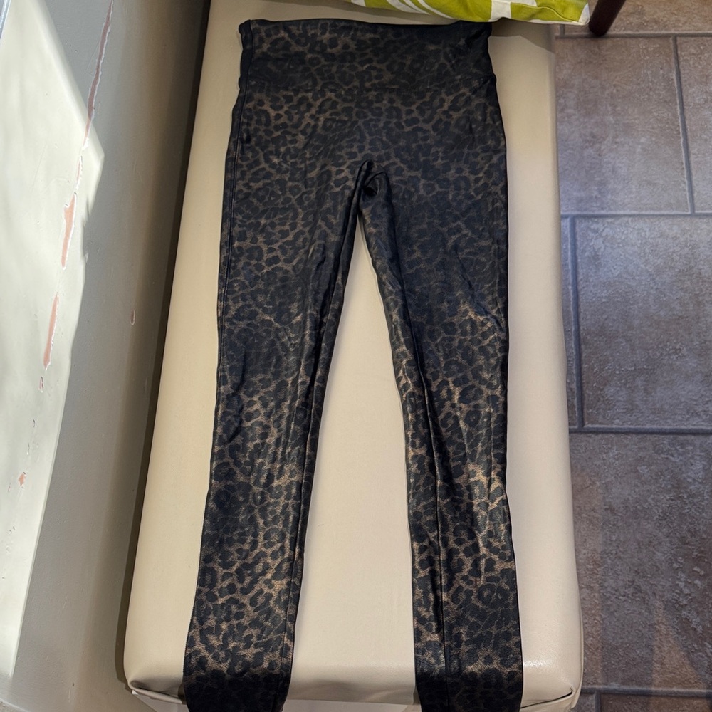 Spanx Leopard Print Leggings